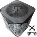 Air Conditioner Covers for Outside, Mesh AC Covers for Outdoor Units, Universal Air Conditioning Cover One 26in AC Cover and One Support
