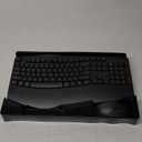 Wireless Keyboard and Mouse Combo,2.4G Full Size Wave Keys Ergonomic Keyboard with Wrist Rest for Natural Typing, 3 DPI Adjustable Ergonomic Silent Mouse for Computer/Laptop/Windows/Mac (Grey)