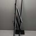 Y'INSP Modern LED Chandelier Black Linear Pendant Lights Kitchen Island 4 Lights Dimmable Light Fixture for Dining Room Bedroom Living Room Hallway