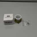 UMAOKANG 2 Meters Gold Plated Stainless Steel Jewelry Chains for Necklace Making - Green Enamel Cable DIY Chain Roll