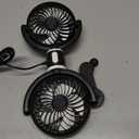 Car Fan for Backseat kids, Dual Head USB Car Seat Fans,Powerful 3 Speeds 360° Rotatable Dual Head Cooling Car Seat Fan for Sedan SUV RV Truck Vehicle