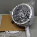 Shark FlexBreeze Pedestal & Tabletop Oscillating Fan with Remote, Indoor & Outdoor, Portable, Corded & Cordless with InstaCool Misting Attachment, White, FA222WH