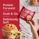 Quest Nutrition Chocolate Chip Muffin, 10g Protein, 2g Net Carb, Less than 1g Sugar, Protein Snack, 8 Count (EXP 02/12/26)