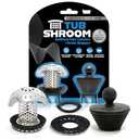 TubShroom Ultra Revolutionary Bath Tub Drain Protector Hair Catcher/Strainer/Snare, Stainless Steel, Stainless Combo