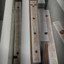 Medicine Cabinet, Wooden Bathroom Wall Cabinet with 2 Doors, Adjustable Shelves & Towel Bar, Over Toilet Storage Cabinet Wall Mounted for Kitchen & Laundry, White