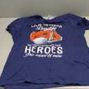 WWII Veteran Daughter Heroes Raised By Mine Veteran T-Shirt XL