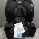 Graco 4Ever DLX Slim 4-in-1 Infant to Toddler Car Seat, Rear Facing, Forward Facing, to High Back Booster & Backless Booster, Slim Car Seat Saves Space & Grows with Child, Thompson EPD 07/30/2025