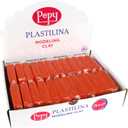 Pepy Plastilina Reusable and Non-Drying Modeling Clay; Set of 24 Bars, 1.4 Ounce Each, Perfect for Arts and Crafts Projects, Orange