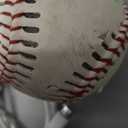 Glow Baseball Bluetooth SpeakerPortable Sports Gift for Fans, Waterproof Outdoor Speaker with Party Lights. (Red)