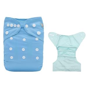 ALVABABY Baby Cloth Diaper Cover, Swim Diaper,Nappy Shell Baby Girls and Boys CDC05 (Regular size, Blue)