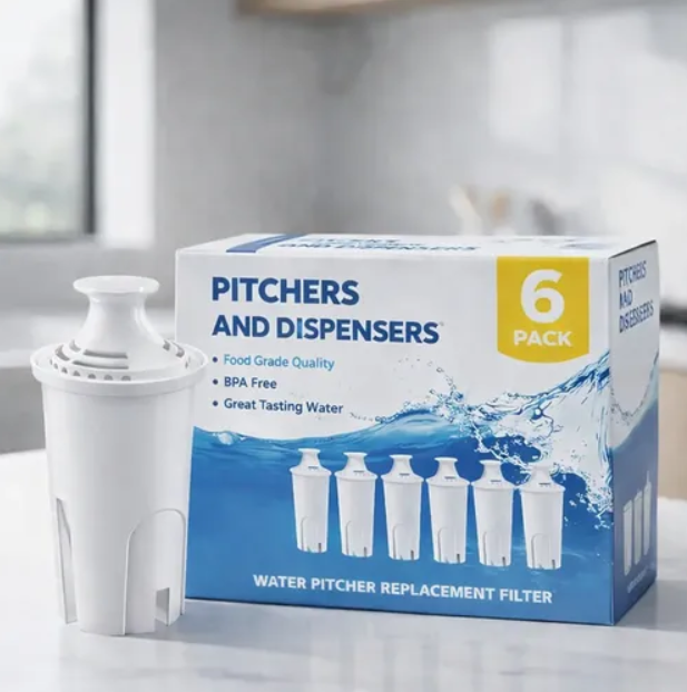 Pitchers And Dispensers Water Pitcher Filter Replacement 6 Pack