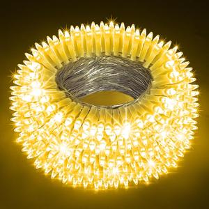 200 LED 66ft Christmas String Lights Indoor Outdoor, 8 Modes Christmas Fairy Lights with Timer & Momory, IP44 Waterproof Christmas Tree Lights for Xmas Patio Yard Fence Balcony Garden (Warm White)