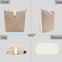 Womens Straw Bucket Bag Summer Beach Woven Purse For Women Straw Crossbody Bags For Travel Rattan Handbag 2026