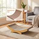 Cat Scratcher Bed L Mat for Indoor Cats, 23.6" Large Natural Sisal Cat Scratching Board Replacement Mat
