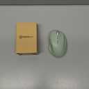 Ergonomic Wireless Mouse with USB Receiver for PC Computer, Laptop and Desktop, Ergo Vertical Mouse with Silent Clicks Long Battery Life, Up to 1600 DPI & 1 AA Battery Powered, Green