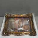 Vintage Picture Frame 8x10 Inch, Ornate Antique Photo Frames with Glass Front, Baroque Design, Tabletop & Wall Hanging, Photo Gallery, Bronze