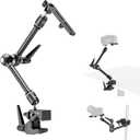 SMALLRIG Friction Magic Arm Camera Mount with Super Clamp and Platform, Overhead Camera Desk Mount Srand, Studio Space Saver, Heavy Duty Mount/Bracket for Lights, Cameras