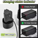2 Packs Lithium 12V Batteries with a Battery Charger,1.5Ah Battery for 12V Cordless Power Tools,12V Battery Packs for Weed Eater,Sander,Cordless Drill,Buffer Polisher