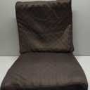 Wibeelee Brown Egg Crate Foam Recliner Cushion with Back Support, 19.7 x 19.7 Inches, 4.3 Inch Thick Seat, Reduces Muscle Fatigue, Ideal for Elderly and Adults