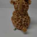 Hopearl LED Musical Stuffed Giraffe Lighting Up Singing Plush Toy Adjustable Volume Lullaby Animated Soothe Birthday Festival for Kids Toddlers Boys Girls, Orange, 11''