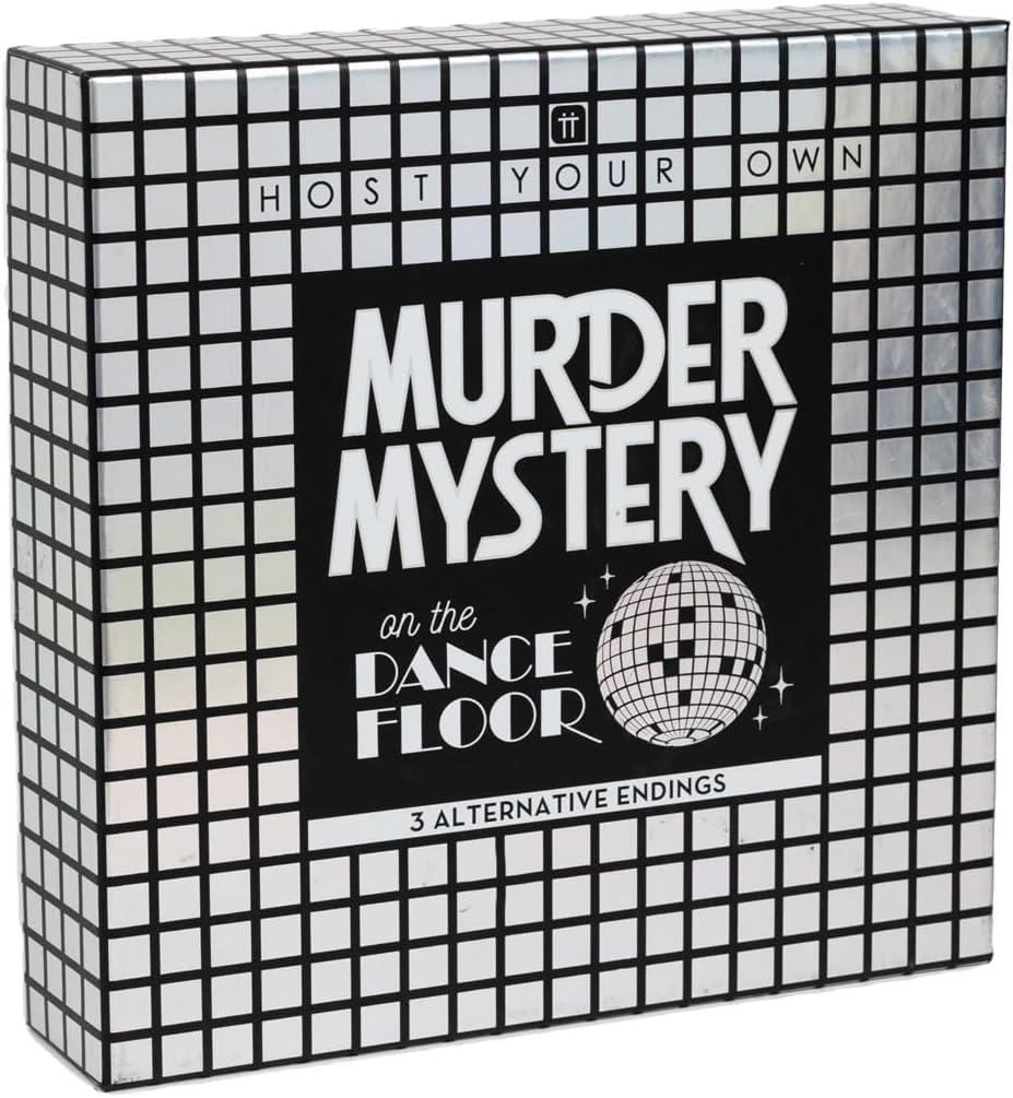 Talking Tables Reusable Murder Mystery on The Dancefloor Kit Host Your Own Games Night Nightclub Disco 1970s Themed Dinner Party 3 Alternative Endings Fancy Dress Up Fun After Dinner Parties