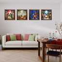 4 Pack Jesus Nativity Diamond Painting Kits for Beginners, 5D Christmas Crystal Diamond Art for Adults, DIY Drill Diamond Dot Special Shape Rhinestones Gem paintings, Home Wall Decor 11.8X11.8 Inch