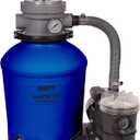 Game SandPRO Sand Filter Pump for Above Ground Pool - 50D Series, 0.5HP, 40 GPM Flow Rate, Compatible with Intex & Bestway, 24"x18", Blue