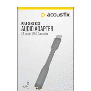 ACOUSTIX RUGGED AUDIO ADAPTER 3.5mm