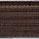 SUNNYPARK Brown Rectangular Planter Box All-Weather PE Rattan Large Modern Planters with Removable Liner Indoor Outdoor Decorative Flower Pot for Patio, Balcony, Garden, 36''x12''x16''