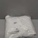 UGG King Sheet Set 4-Piece Luxury Cooling Sheets Deep Pockets Premium Bedding with 2 Pillow Shams Hypoallergenic Machine Washable Soft Lightweight Bed Set for Bedroom, King, White (Hedi)