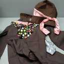 fun shack Hatter Costume Kids, Hatter Costume, Book Character Costumes For Kids Boys (Large, Brown)