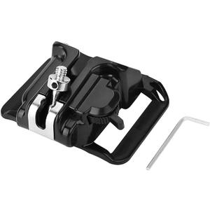 Camera Waist Belt Holster Holder,2 Pc Camera Hanger 1/4in Screw Mount Quick Release Waist Belt Buckle Holder for DSLR