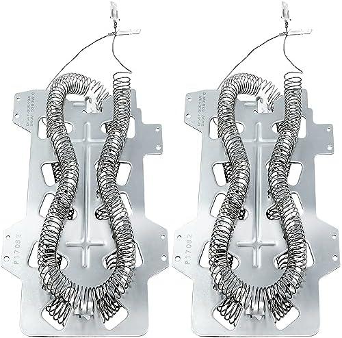 TOMOON 2 Pack DC47-00019A Dryer Heating Element Replacement for SAM-SUNG DV45H7000EW/A2 DV40J3000EW/A2 DV42H5000EW/A3 DVE50M7450W/A3 DV42H5200EW/A3 DV48H7400EW/A2