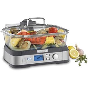 Cuisinart STM-1000 Cook Fresh Digital Glass Steamer, One Size, Stainless Steel Cuisinart STM-1000 Cook Fresh Digital Glass Steamer, One Size, Stainless Steel