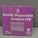 MyMed Disposable 14R Dermaplane Scalpels, Dermaplaning Razors - Pack of 20 Dermaplane Razor for Women Face, Women's Disposable Shaving Razors