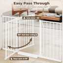 29"-55" Wide Baby Gate for Stairs & Doorways, Auto Close Dog Gate