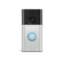 Ring Video Doorbell 3 Satin Nickel Motion Security Camera Wireless Rechargeable