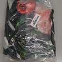 Riyidecor Pink Rose Green Leaves Backdrop Polyester Fabric Rustic Flower Floral Blossom Botanical Plant Spring Nature Wedding 8Wx6H Feet Women Girls Photography Background Birthday Photo Studio Shoot