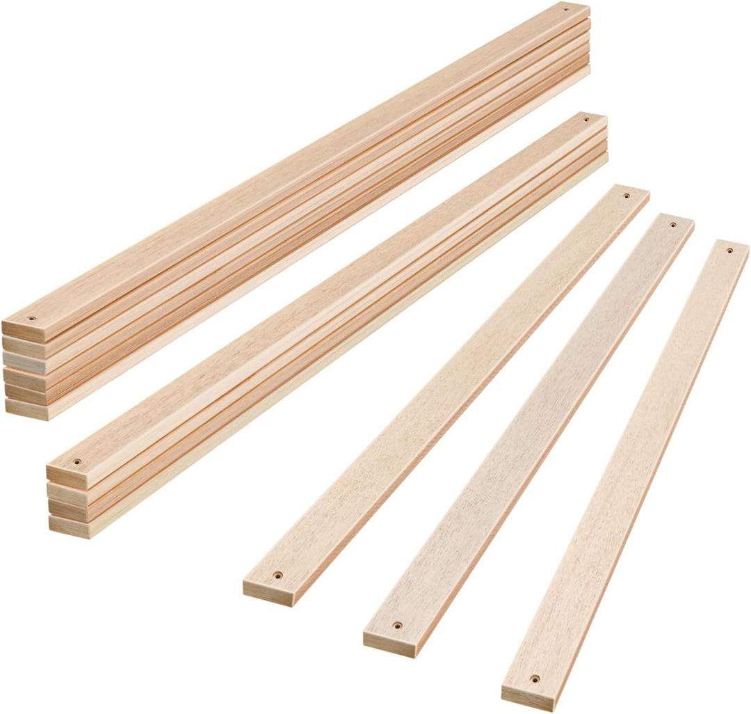 JINS&VICO Pack of 13 Count Bed Slats, Twin Size 38.7Lx2.1Wx0.7H, Heavy Duty Replacement Wooden Slats Mattress Support, Fits Most Beds, Twin 38.7 Inch