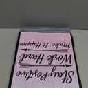 Pink Glitter Clipboard with Storage & Pen Holder - Heavy Duty Contractor Clipboard for Teachers, Nurses & Business People