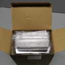 6 Pack Large Clear Plastic Drawer Organizer Trays, Acrylic Kitchen Drawer Organization and Storage Dividers, Non-Slip Storage Bins for Makeup, Kitchen Utensils, Bathroom, Jewelries and Office Desk