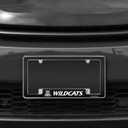 Rico Industries NCAA Carbon Fiber 12" x 6" Chrome All Over Automotive License Plate Frame for Car/Truck/SUV
