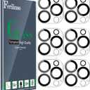 Ferilinso [6 Pack] Camera Lens Protector for iPhone 14 Pro Max iPhone 15 Pro Max iPhone 14 Pro iPhone 15 Pro Accessories camera screen Cover 9H Glass Unbreakable Protection Case Friendly (6.7 INCH/6.1INCH)