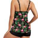 HUNTFAMI Tankinis Swim Suits for Women Two Piece 2025 Womens Bathing Suits Holiday Beachwear Women with Boyshorts (XL)