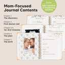 Pregnancy Journal for First Time Moms Gifts - 90 Pages Hardcover Pregnancy Memory Book, Beautiful & Cute Baby Book Keepsake, Ultrasound Baby Scrapbook, New Mom Gifts for Mother's Day (Alpine)