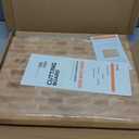 Vandroop Maple End Grain Wood Cutting Boards for Kitchen - 20x15x2 Rectangle Wooden Maple Heavy Butcher Block Kitchen Cutting Board - End-Grain Reversible Chopping Board with Finger Grips