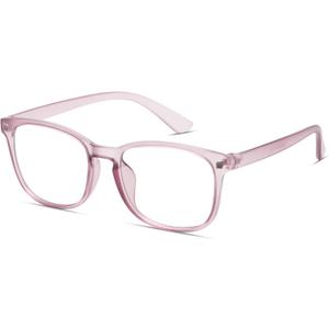 Gaoye Blue Light Blocking Glasses - Anti UV Ray Computer Gaming Glasses, Blue Blockers Glasses For Women/Men (Medium, Transparent Brown)