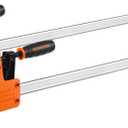 Jorgensen 2-pack 30 Bar Clamp Set, 90 Parallel Clamp Cabinet Master, Steel Jaw Bar Clamp for Woodworking, 1500 lbs load Limited