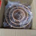 Boho Plug in Pendant Light Rattan Hanging Lights with Plug in Cord,Indoor Hanging Lamp with Dimmer Switch,Wicker Bamboo Woven LampShade Hanging Lamp Plug in for Bedroom Living Room Kitchen Island