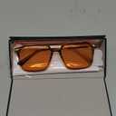Goiteia Blue Light Glasses Men Women  Retro 70s Gaming Glasses for Anti Eyestrain, Comfortable for All-Day Wear (Clear: Daily Computer Use)